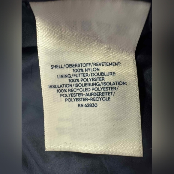 Lands End NWT Thin Puffer Jacket Primaloft Blue Size XXS 2-3 - Picture 9 of 9